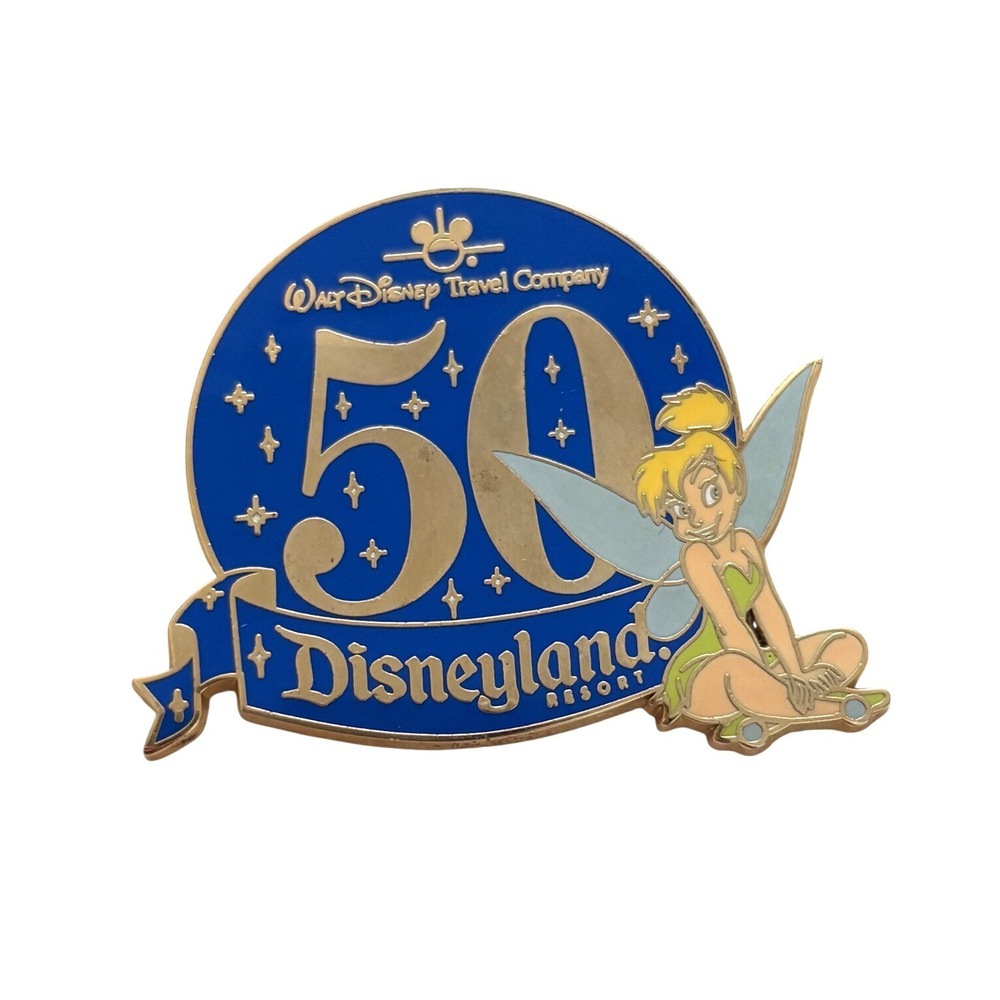 Walt Disney Travel Company Authentic 50th Anniversary Tinkerbell Pin